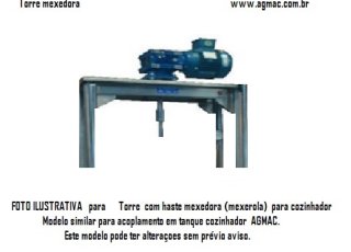 TORRE COM HASTE MEXEDORA PARA COZINHADOR - AGMAC-TCM-100