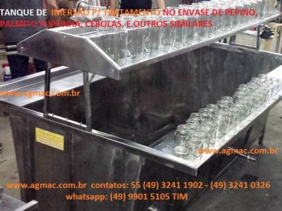 TANQUE DE IMERSÃO / MANIPULAÇÃO / ENVASE  AGMAC - TB-2400/900
