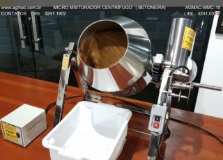 MICRO MISTURADOR CENTRIFUGO 15 litros - MISTURADOR ALIMENTICIO (BETONEIRA) - AGMAC-MMC-15L-SII