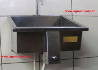 LAVA MÃOS COM VÁLVULA AUTOMÁTICA - AGMAC - LMA- 45