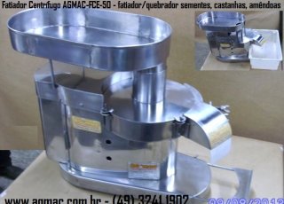 FATIADOR/LAMINADOR CENTRÍFUGO DE AMÊNDOAS,CASTANHAS, E SIMILARES - AGMAC-FCE-50