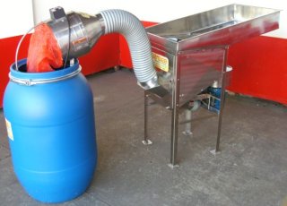 Debulhador AGMAC-DCA-2000 MASTER 1-XE -inox- Máquina debulhar alho - uso industrial ou agrícola