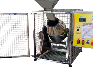 MICRO MISTURADOR CENTRIFUGO 15 litros ENCLAUSURADO - MISTURADOR ALIMENTICIO (BETONEIRA) - AGMAC-MMC-15L-SII-E