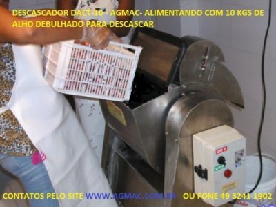 Descascador de Alho Turbilhão - DACT-10 - maquina de descascar alho