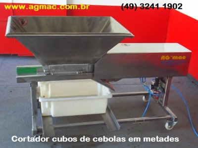 CORTADOR  EM CUBOS para CEBOLA -AGMAC - CCFC-200